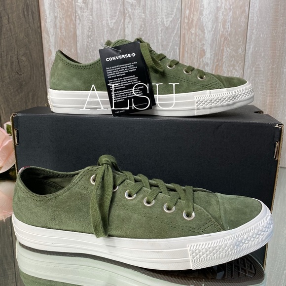 Converse Ctas Suede Herbal Green Low Top W AUTHENT - Picture 6 of 8